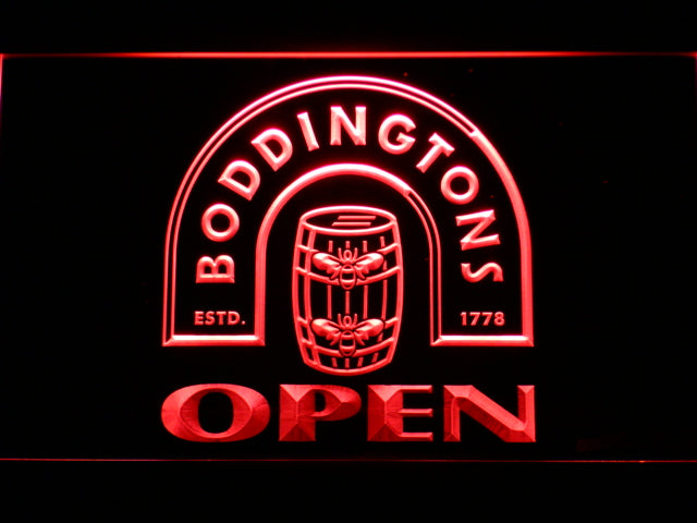 Boddingtons Open Neon Light LED Sign