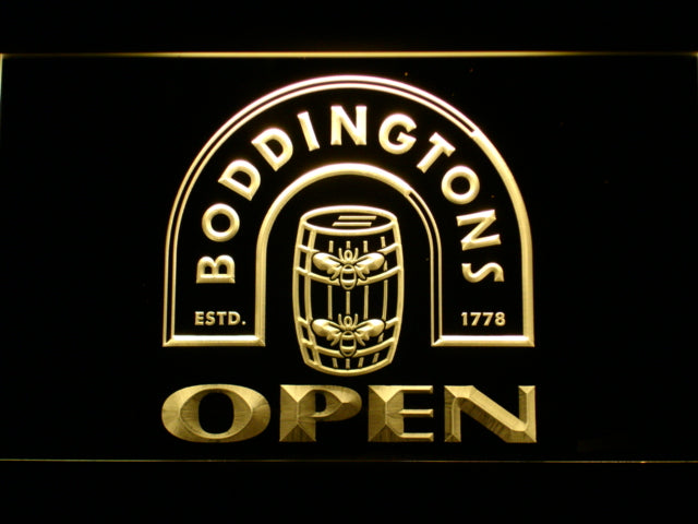 Boddingtons Open Neon Light LED Sign