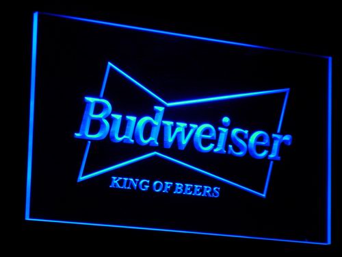 Budweiser King Of Beers LED Neon Sign