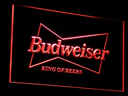 Budweiser King Of Beers Neon Light LED Sign