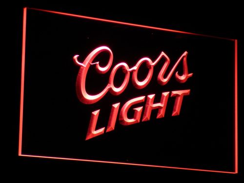 Coors Light Lite Beer Nr Bar Pub Club LED Neon Sign