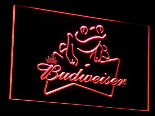 Budweiser Frog Neon Light LED Sign
