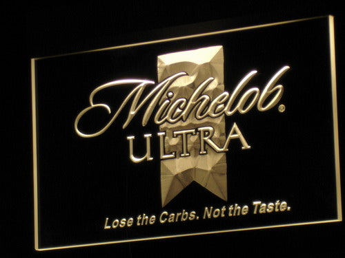 Michelob Ultra Beer Neon Light LED Sign Man Cave Light Up Sign