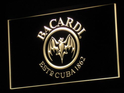 Bacardi Breezer Bat Bar Neon Light LED Sign
