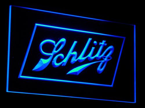 Schlitz Beer Neon Light LED Sign
