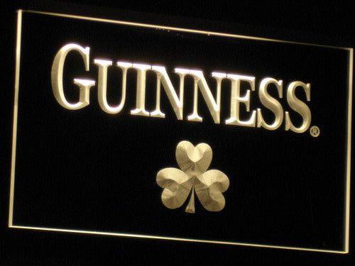 Guinness Shamrock LED Neon Sign