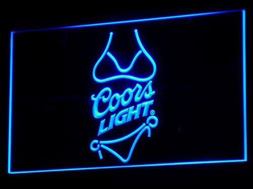 Coors Light Bikini Beer LED Neon Sign