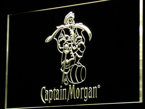 Captain Morgan Spiced Rum Bar LED Neon Sign