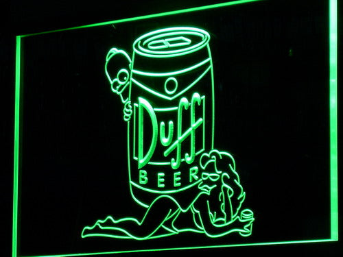 Duff Simpsons Beer Neon Light LED Sign