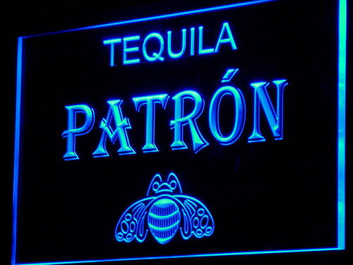 Patron Tequila Bar Beer Pub Neon Light LED Sign Man Cave Light Up Sign