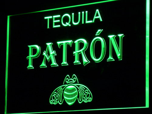 Patron Tequila Bar Beer Pub Neon Light LED Sign Man Cave Light Up Sign