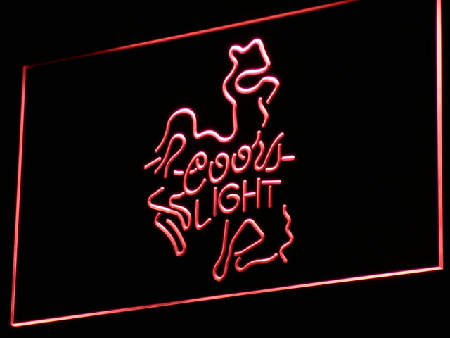 Coors Light Cowboys LED Neon Sign