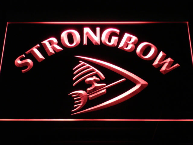 Strongbow Bar Beer Drink Pub LED Neon Sign