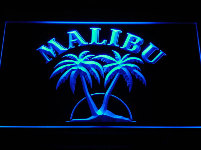 Malibu Logo Beer Bar Pub LED Neon Sign