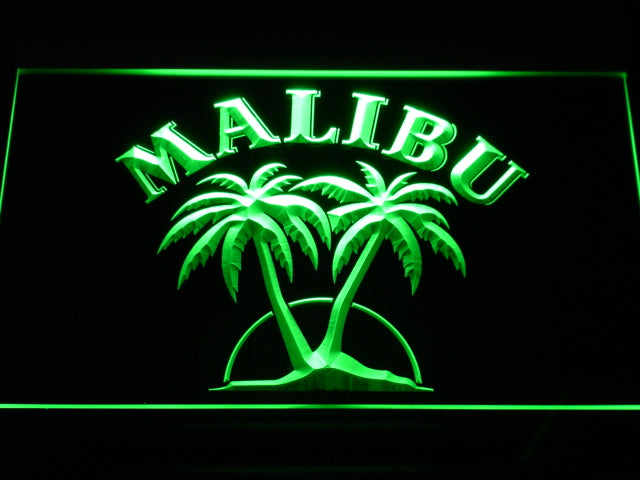 Malibu Logo Beer Bar Pub LED Neon Sign