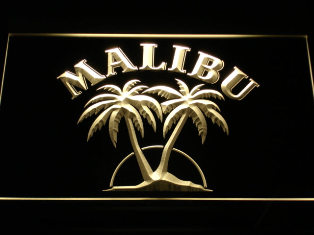 Malibu Logo Beer Bar Pub LED Neon Sign