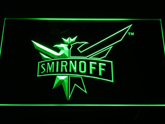 Smirnoff Vodka Wine Beer Bar Neon Light LED Sign