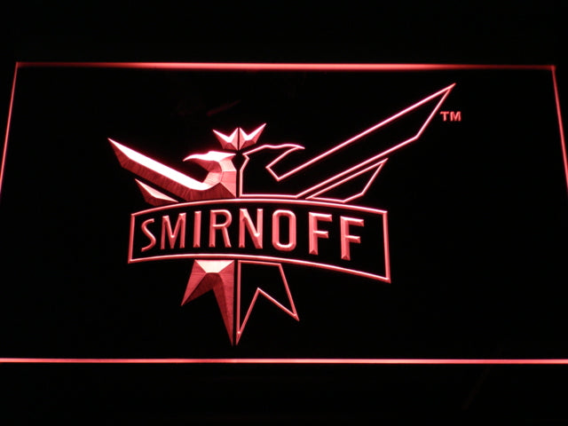 Smirnoff Vodka Wine Beer Bar Neon Light LED Sign