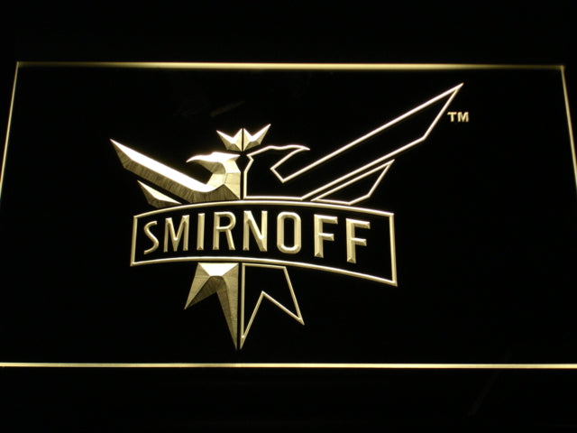 Smirnoff Vodka Wine Beer Bar Neon Light LED Sign