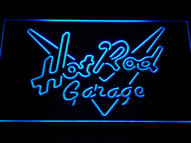 Hot Rod Garage Neon Light LED Sign