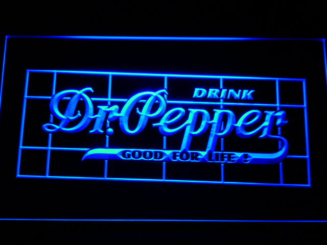 Dr Pepper Drink Good For Life LED Neon Sign