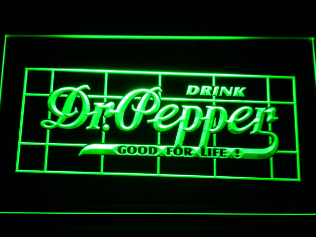 Dr Pepper Drink Good For Life LED Neon Sign