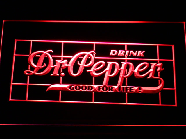 Dr Pepper Drink Good For Life Neon Light LED Sign
