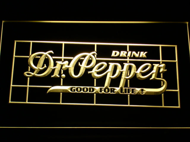 Dr Pepper Drink Good For Life LED Neon Sign