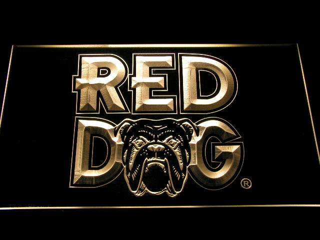 Red Dog Beer LED Neon Sign