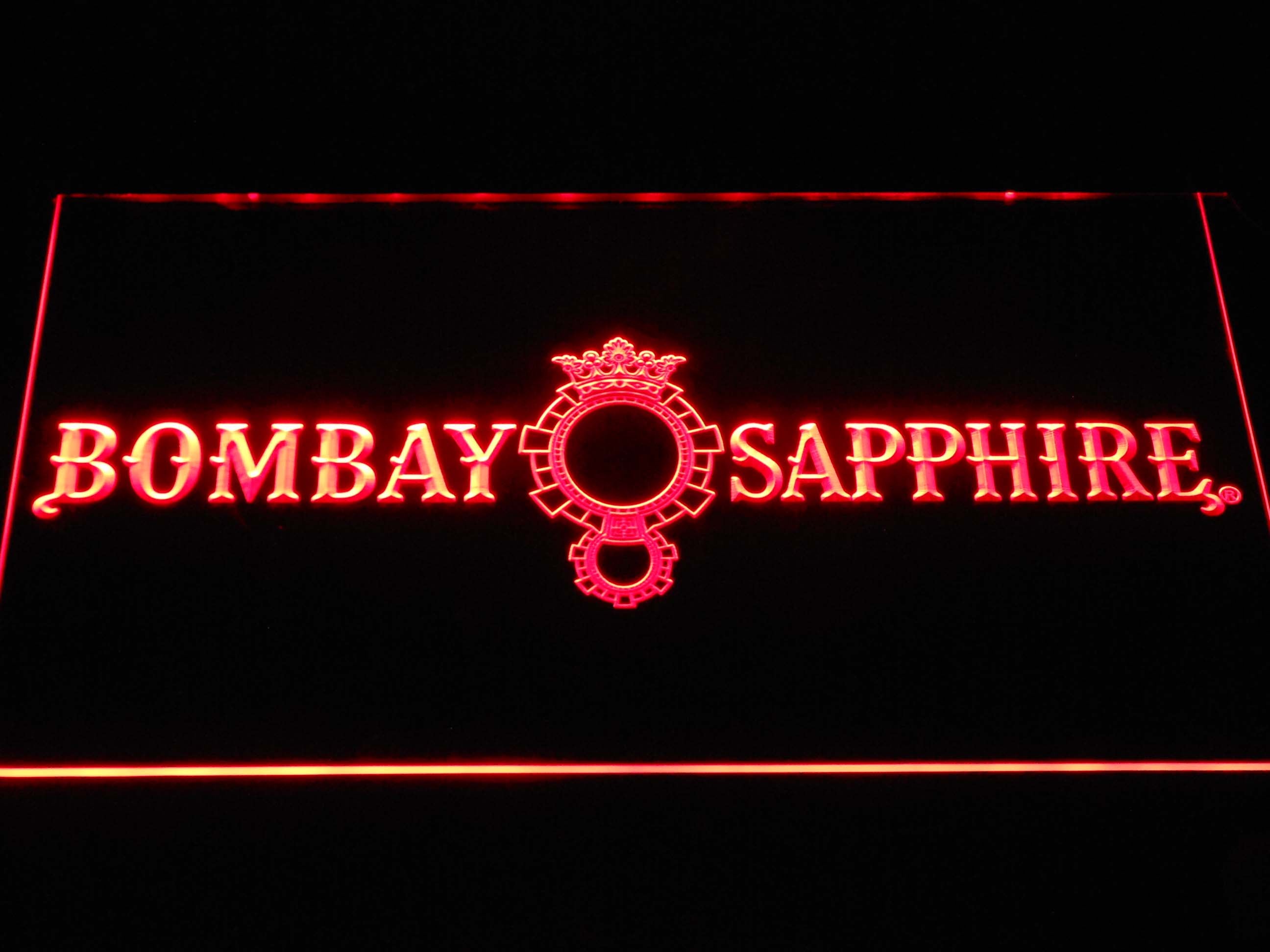 Bombay Sapphire British Gins Neon Light LED Sign