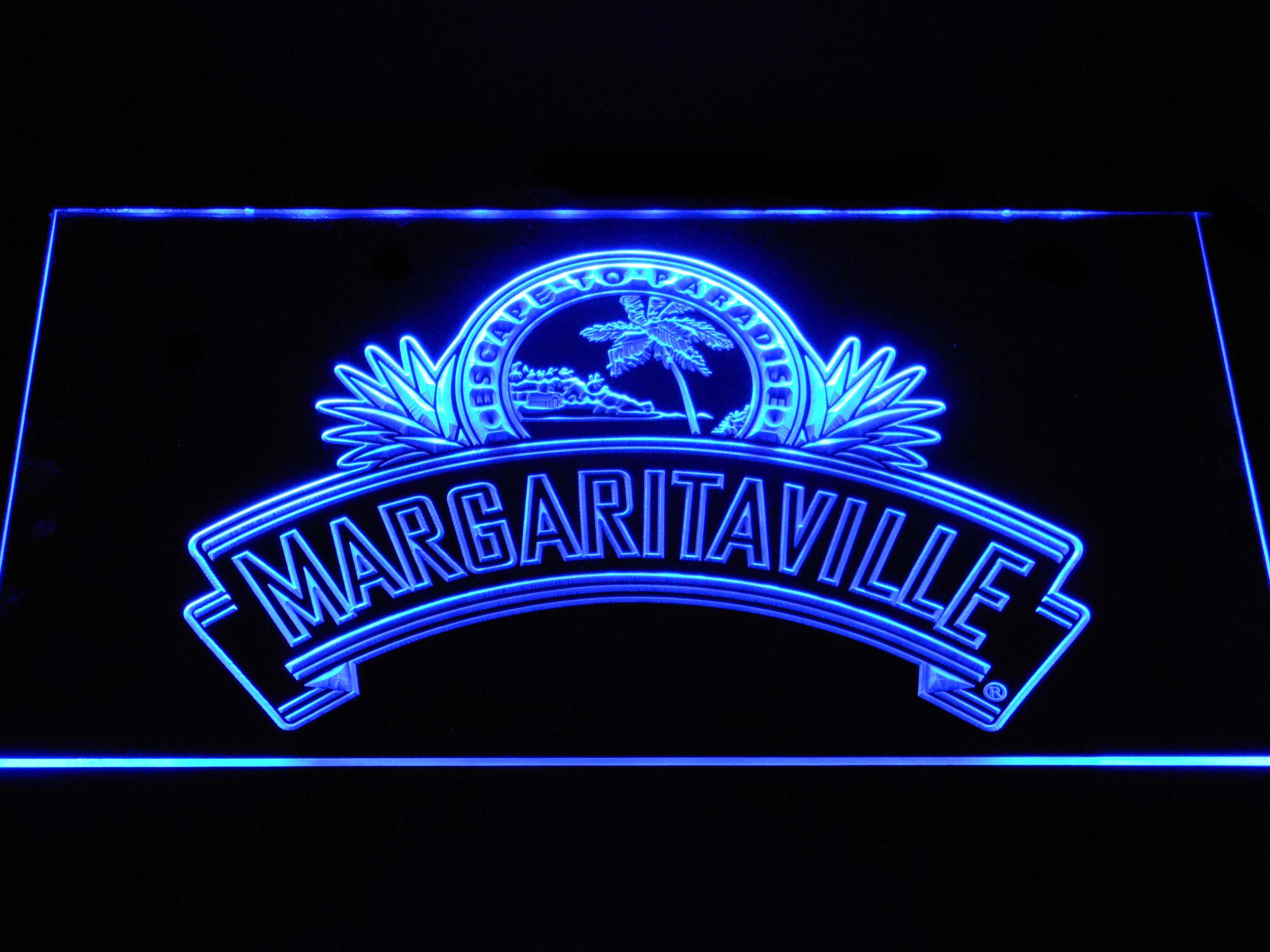 Margaritaville Escape to Paradise Neon Light LED Sign