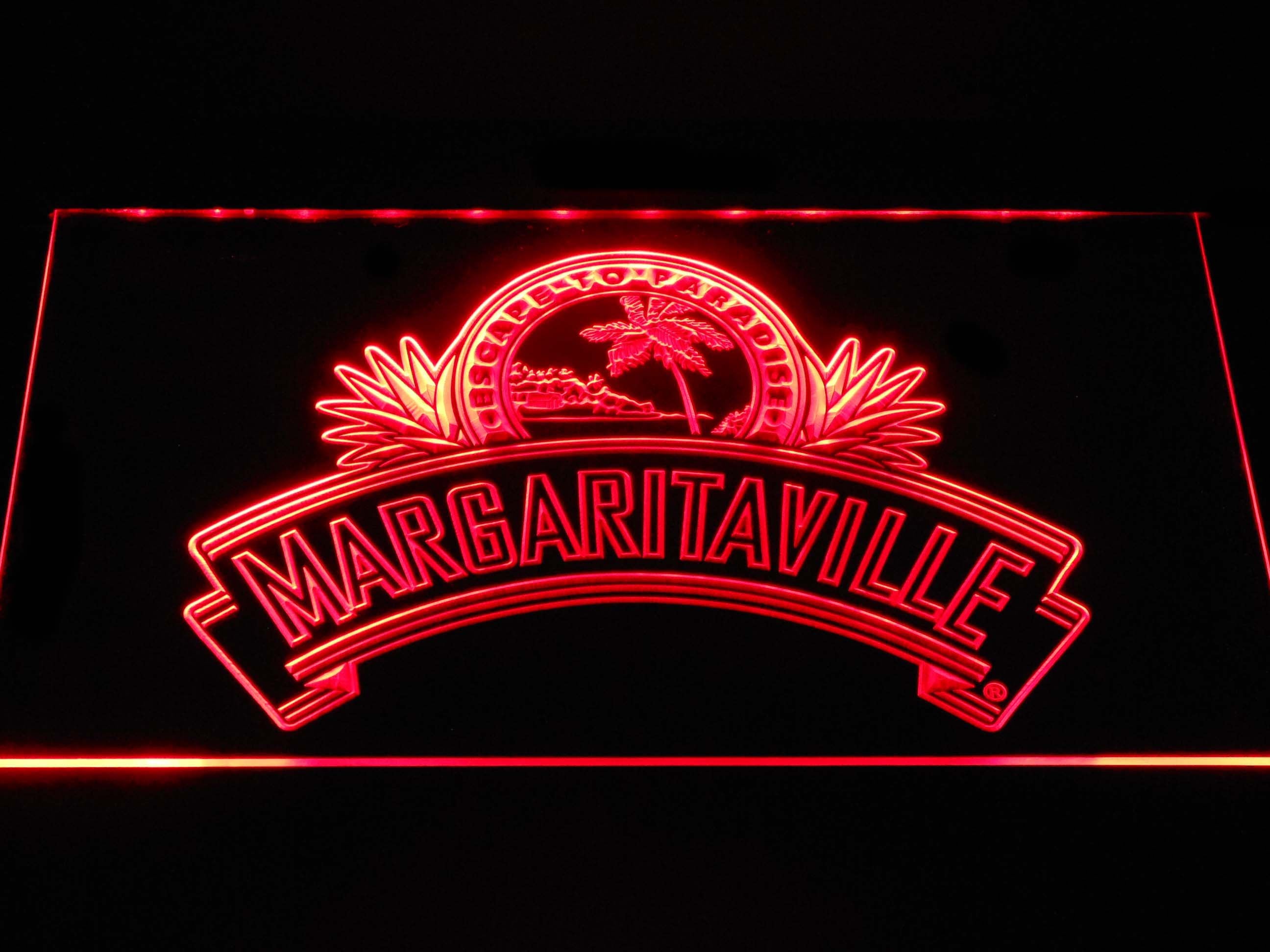 Margaritaville Escape to Paradise LED Neon Sign