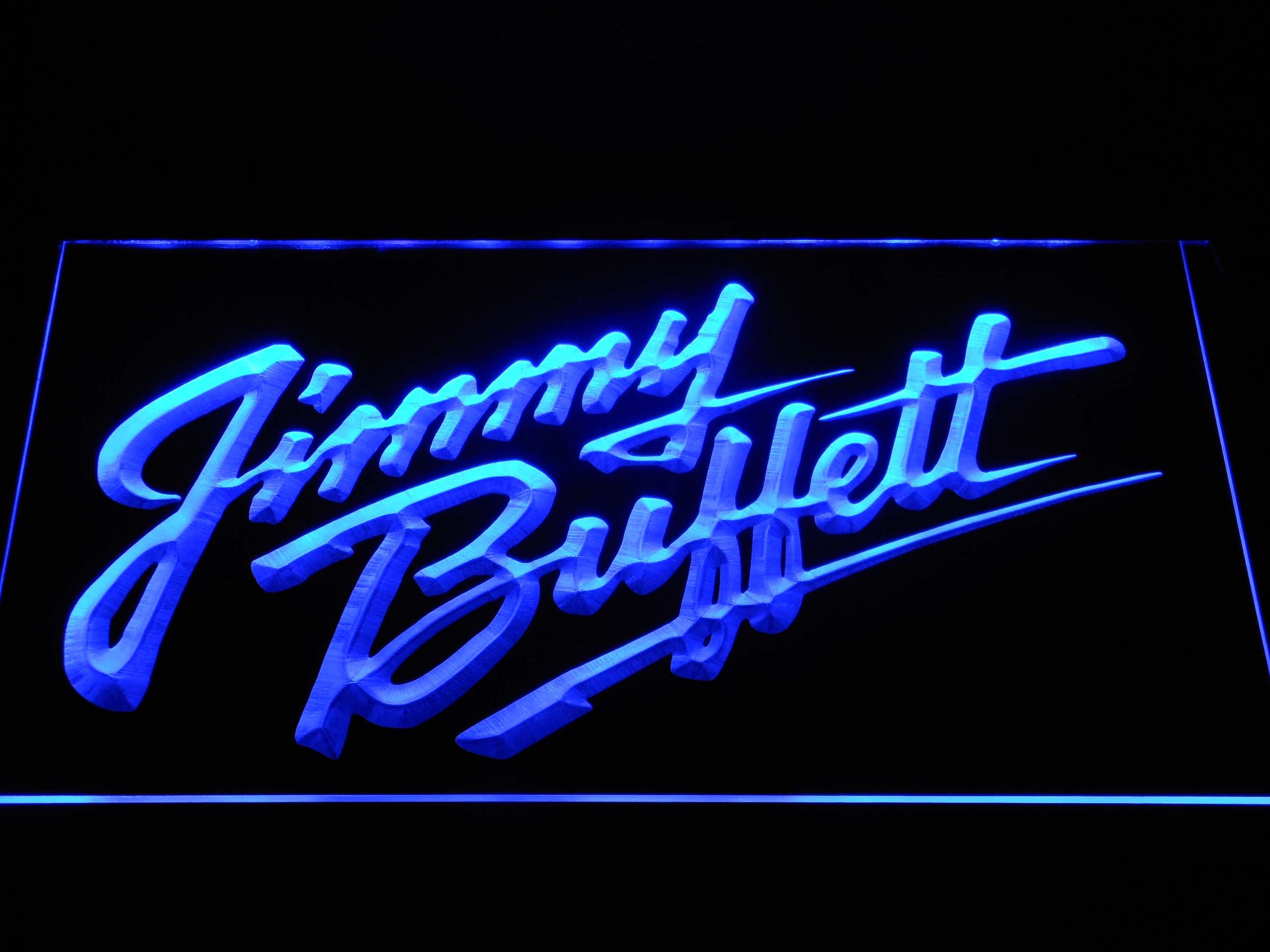 Jimmy Buffett Wordmark Neon Light LED Sign