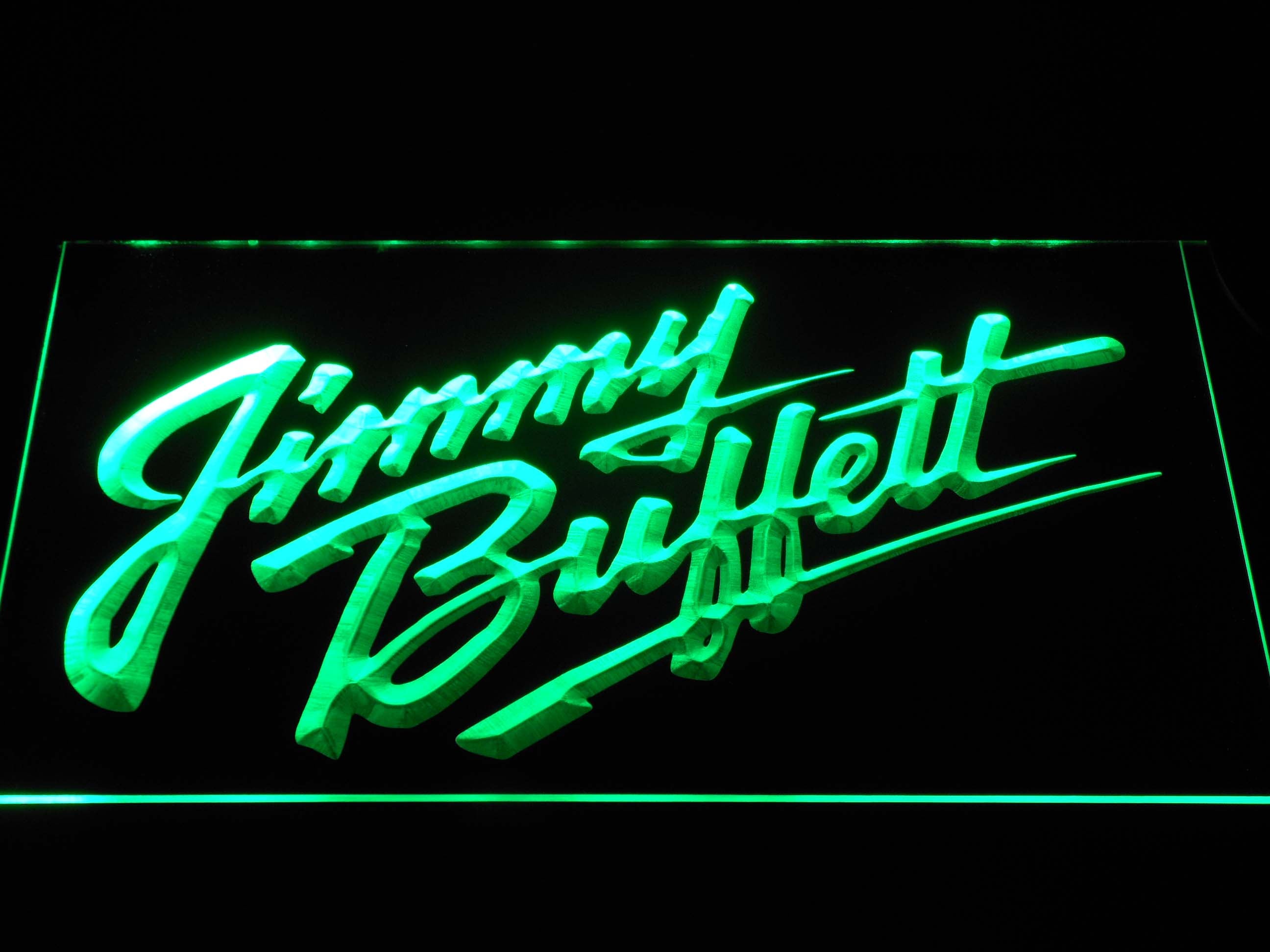 Jimmy Buffett Wordmark LED Neon Sign