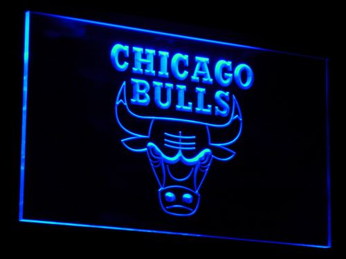 Chicago Bills Basketball Neon Light LED Sign Man Cave Light Up Sign