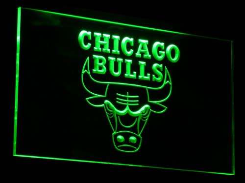 Chicago Bills Basketball Neon Light LED Sign Man Cave Light Up Sign