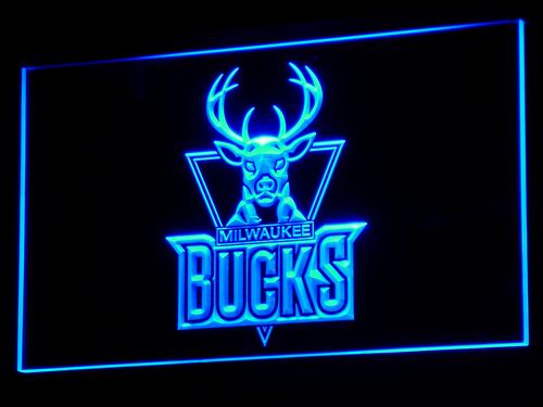 Milwaukee Bucks Basketball Neon Light LED Sign