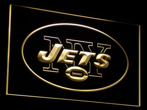 New York Jets Football Neon Light LED Sign Man Cave Light Up Sign