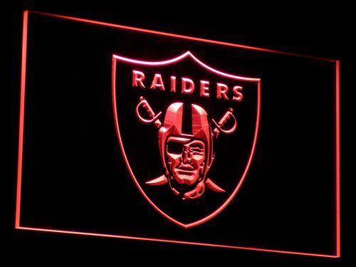 Oakland Raiders Neon Light LED Sign