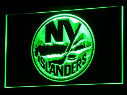 NYI Hockey Neon Light LED Sign Man Cave Light Up Sign