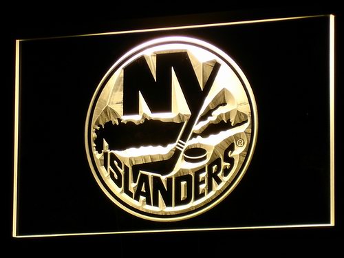 NYI Hockey Neon Light LED Sign Man Cave Light Up Sign