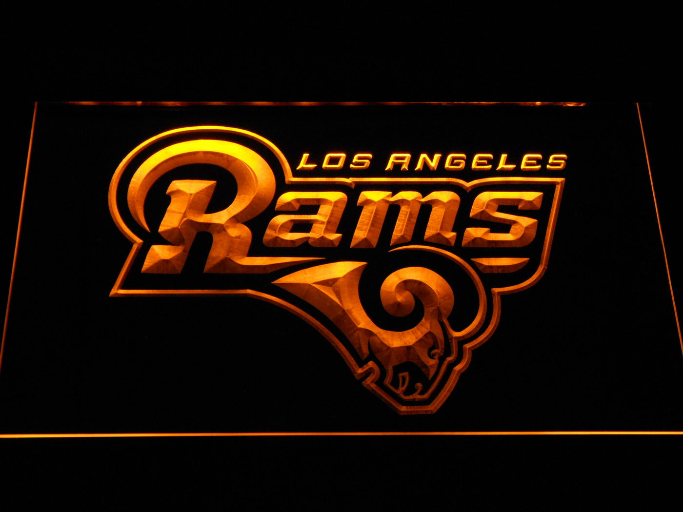 Los Angeles Rams Neon Sign - LED LAB CAVE los-angeles-rams-neon-sign-led-lab-cave