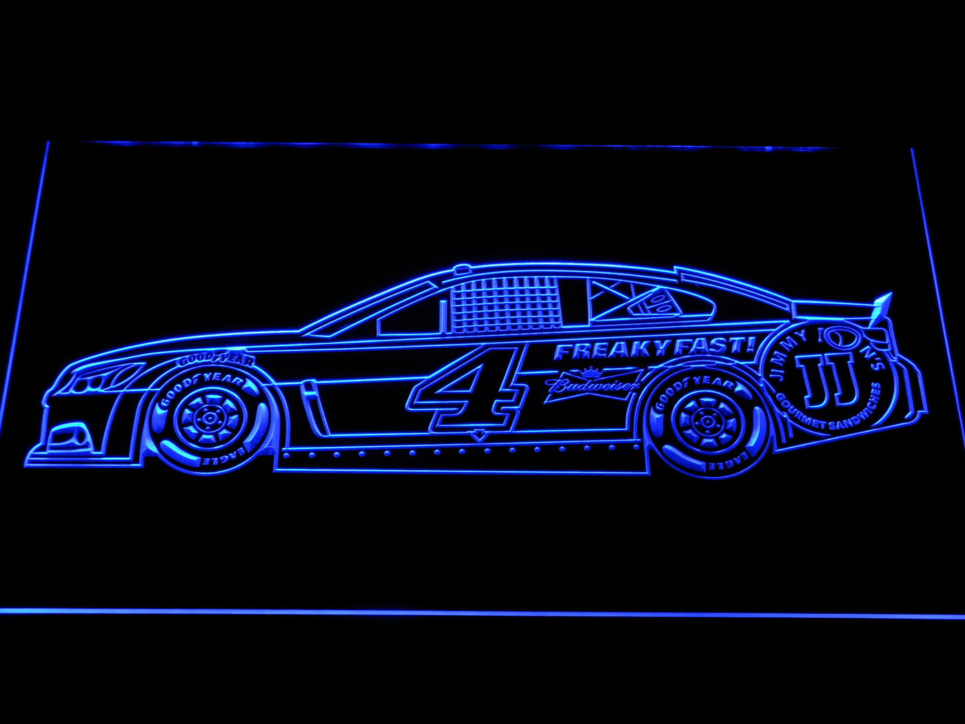 Kevin Harvick Race Car Neon Light LED Sign