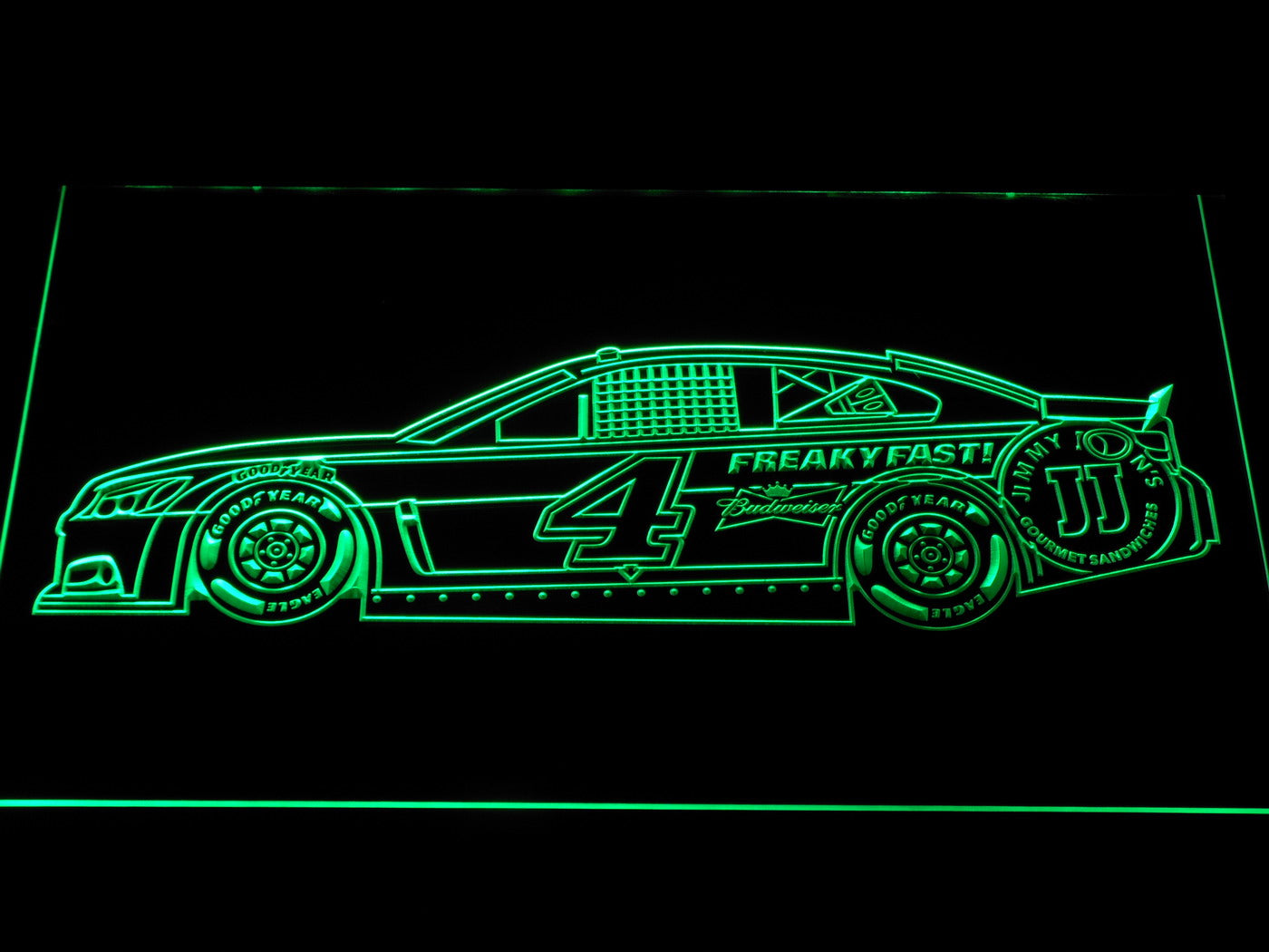 Kevin Harvick Race Car Neon Light LED Sign