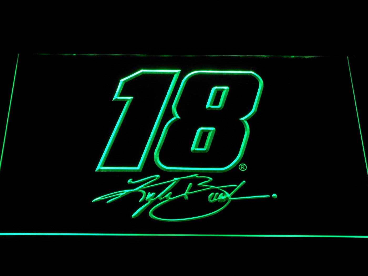 Kyle Busch Signature 18 Neon Light LED Sign