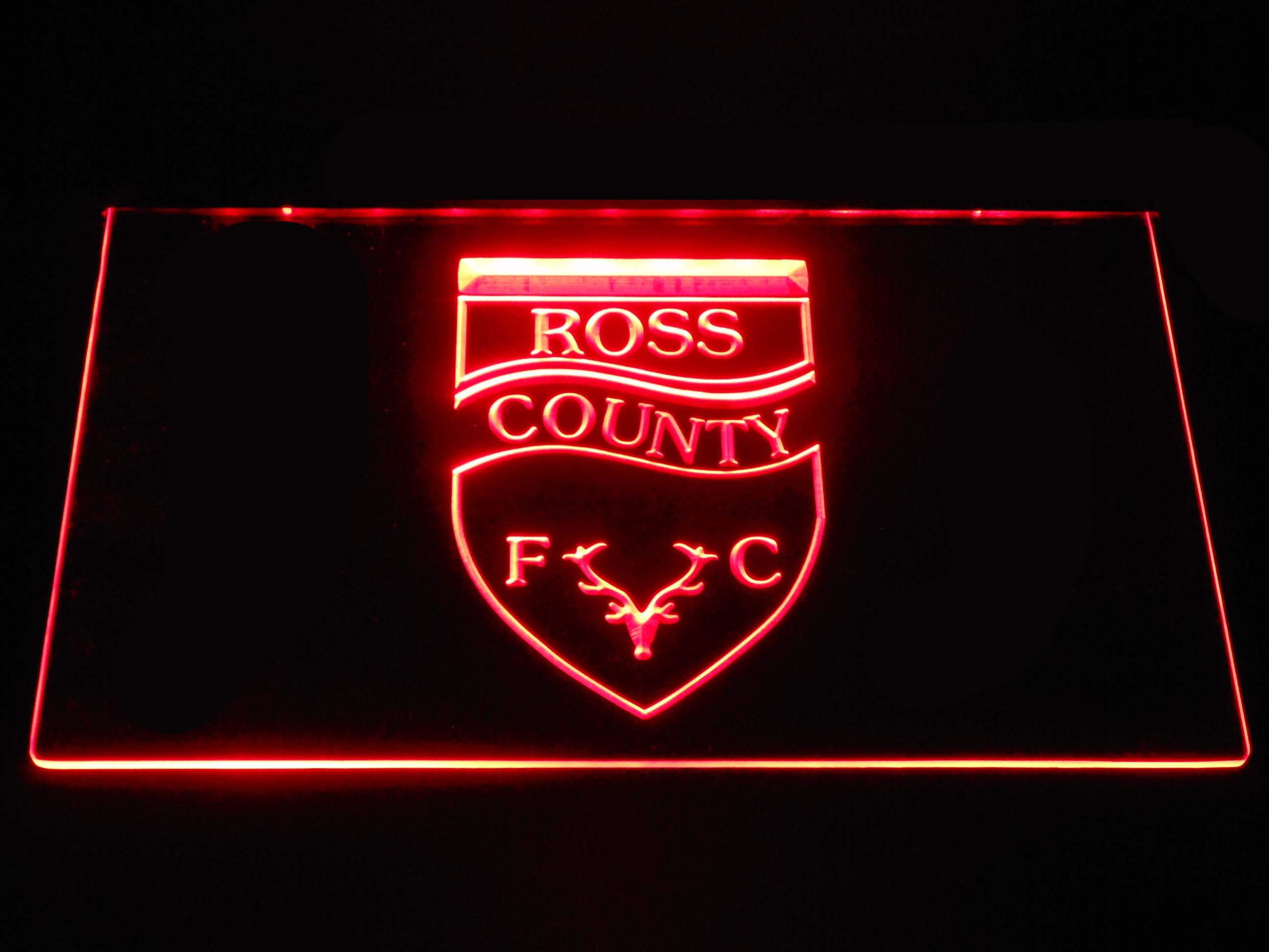 Ross County FC Football Neon Light LED Sign