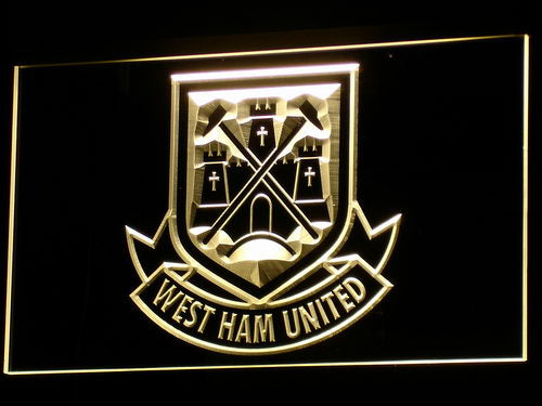 West Ham United UK F.C. Neon Light LED Sign