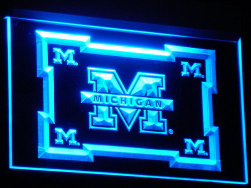 Michigan Wolverines Neon Light LED Sign