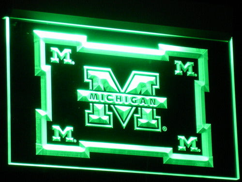 Michigan Wolverines Neon Light LED Sign