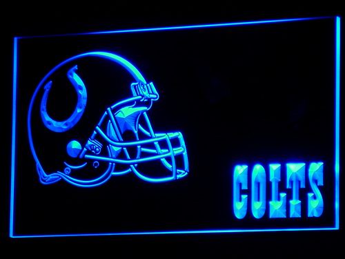 Indianapolis Colts Helmet Neon Light LED Sign